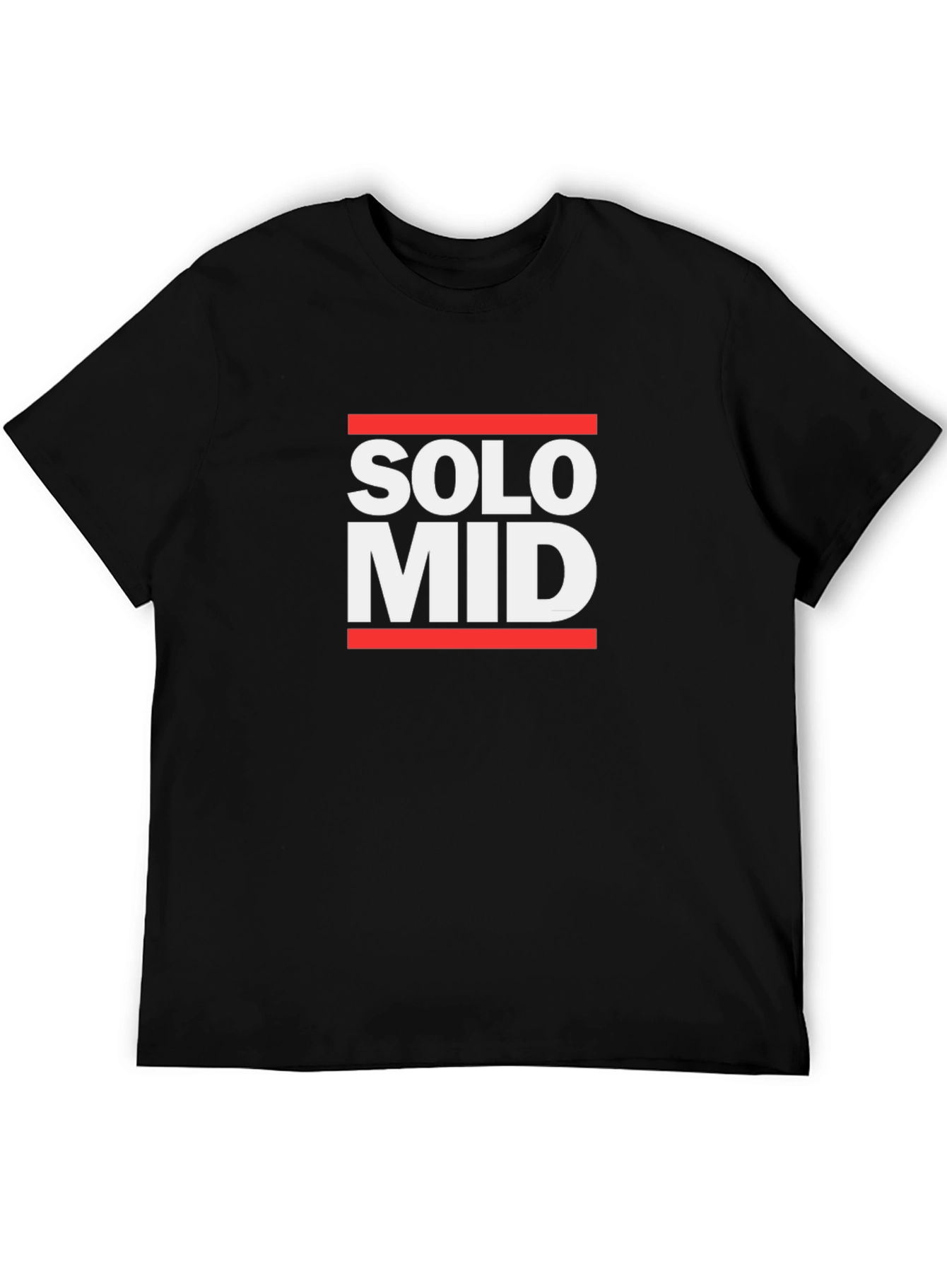 Solo Mid Black Graphic T-Shirt