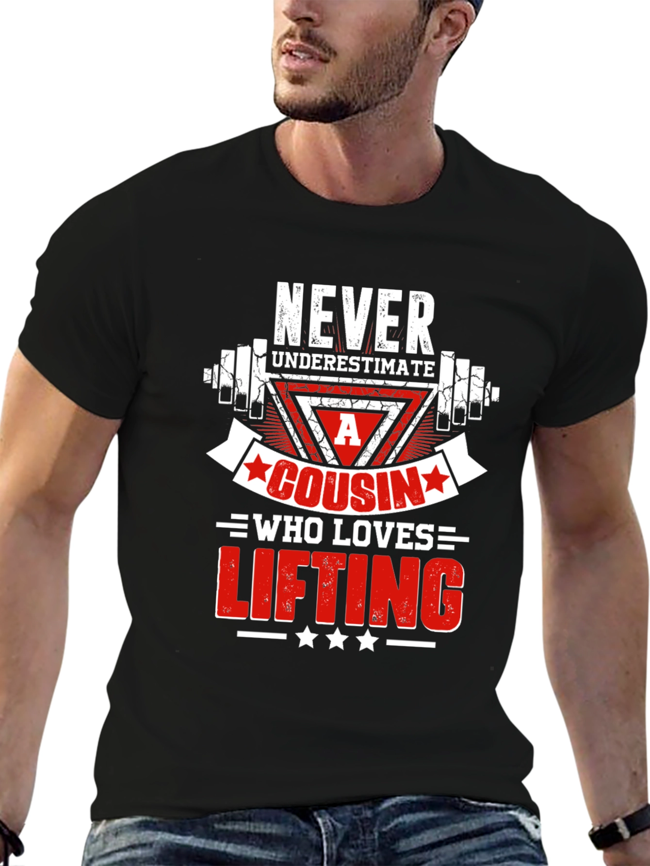 Never Underestimate A Cousin Who Loves Lifting T-Shirt
