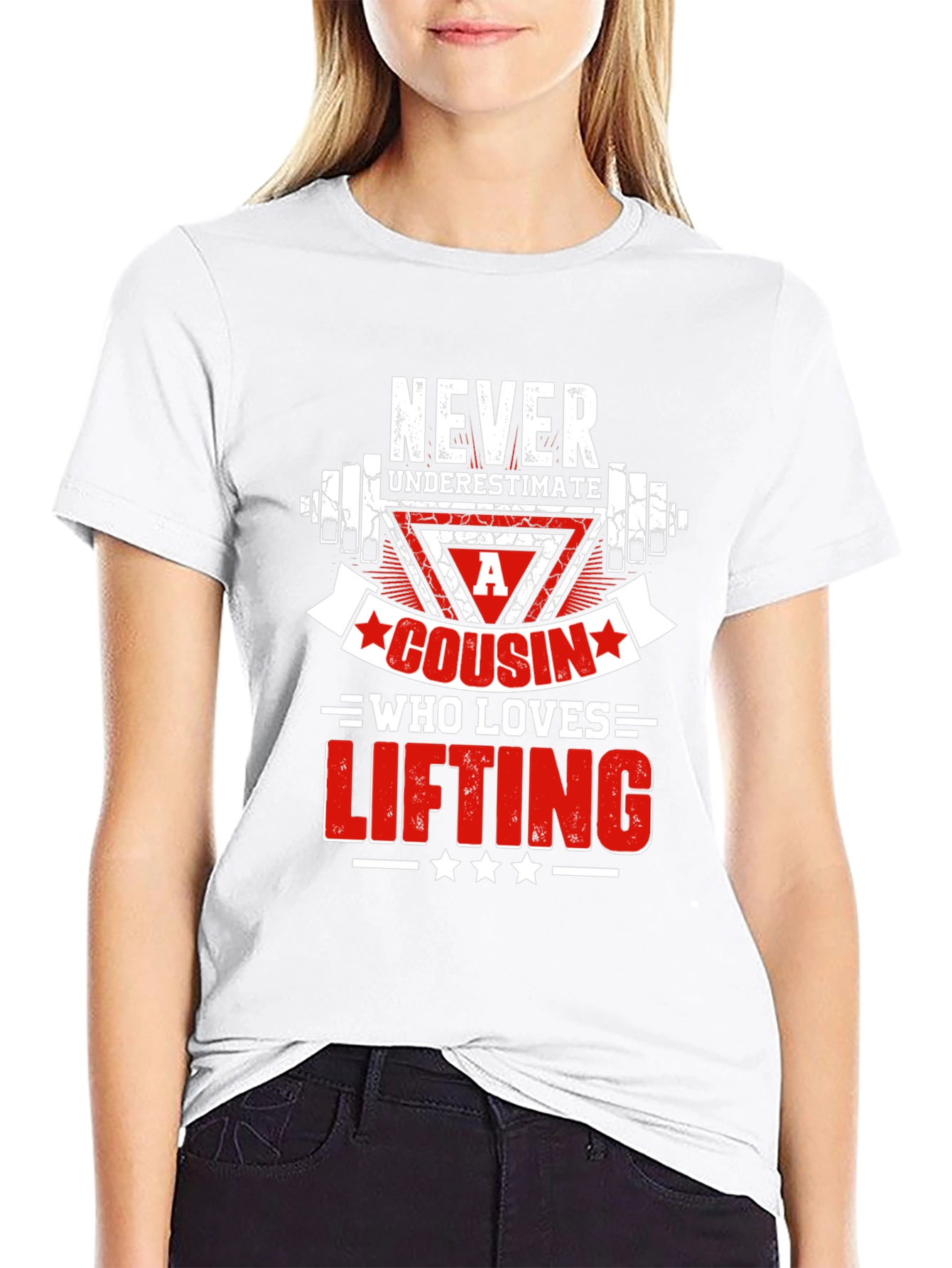Never Underestimate A Cousin Who Loves Lifting T-Shirt