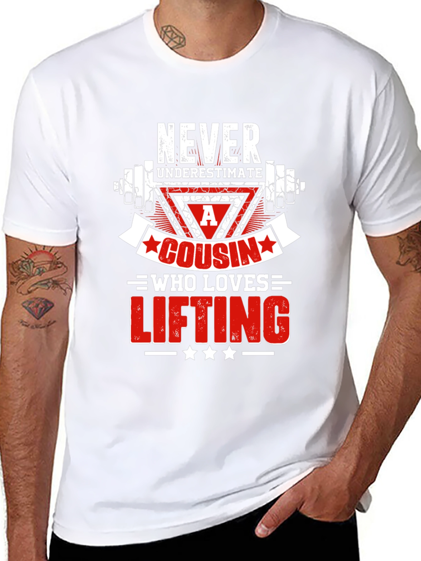 Never Underestimate A Cousin Who Loves Lifting T-Shirt