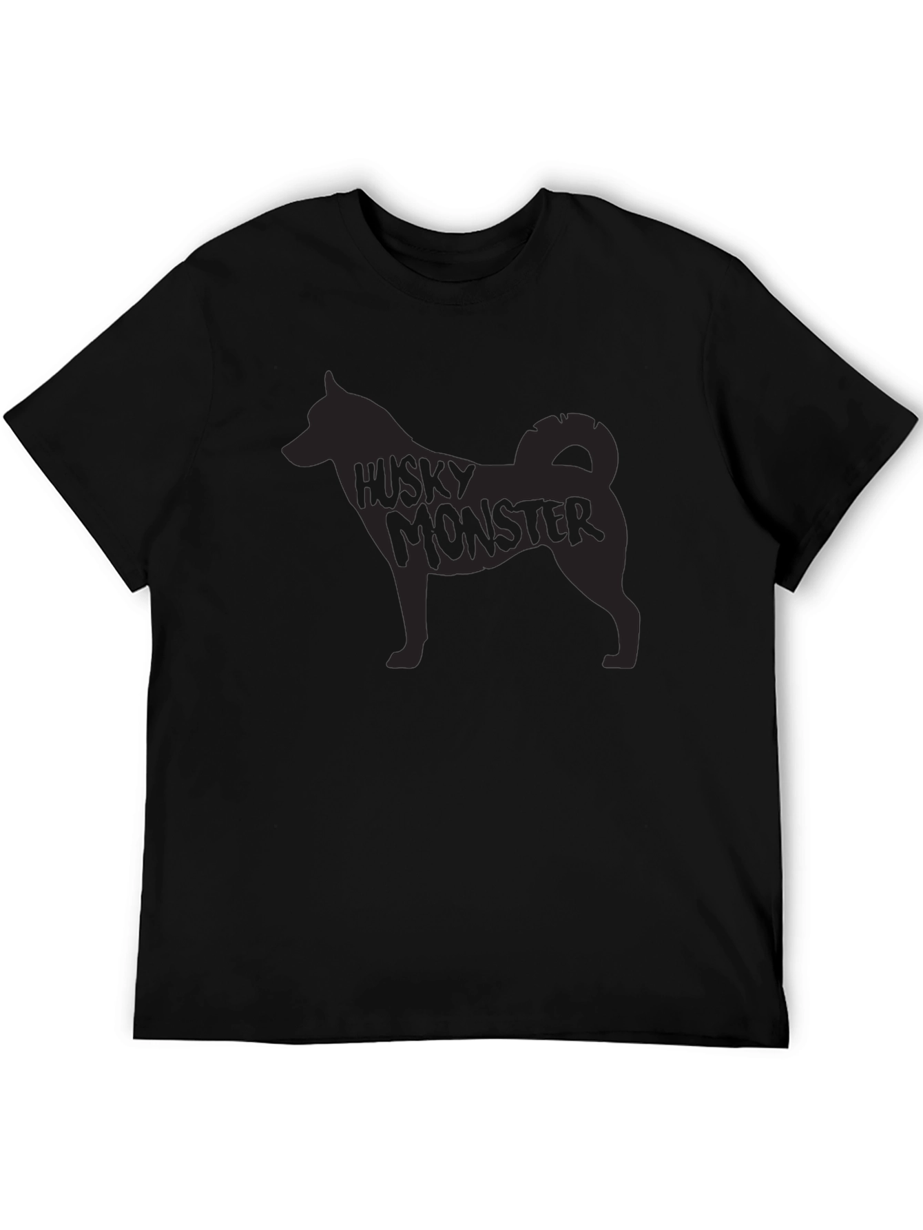 Husky Monster Graphic Print T-Shirt