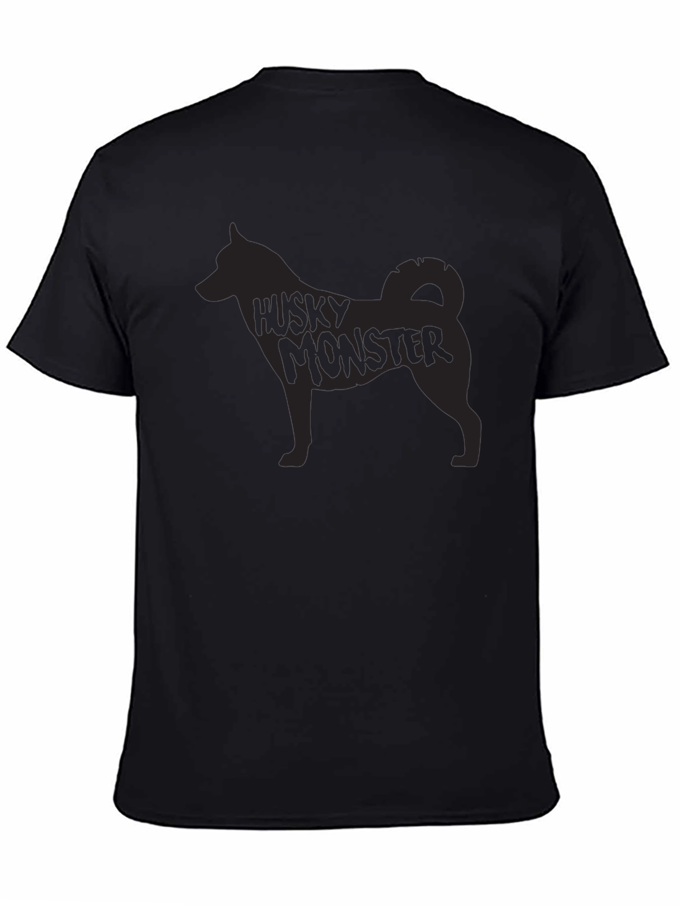 Husky Monster Graphic Print T-Shirt