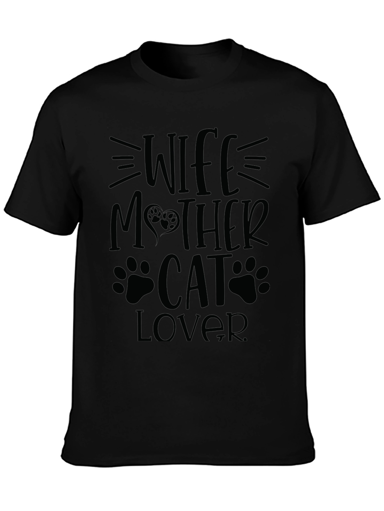 Wife Mother Cat Lover T-Shirt - Perfect Gift