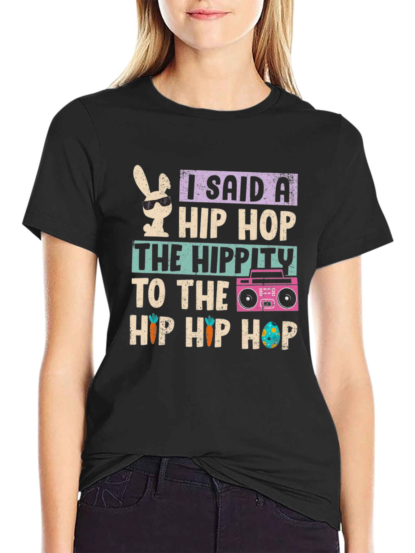 Hip Hop Easter Bunny T-Shirt