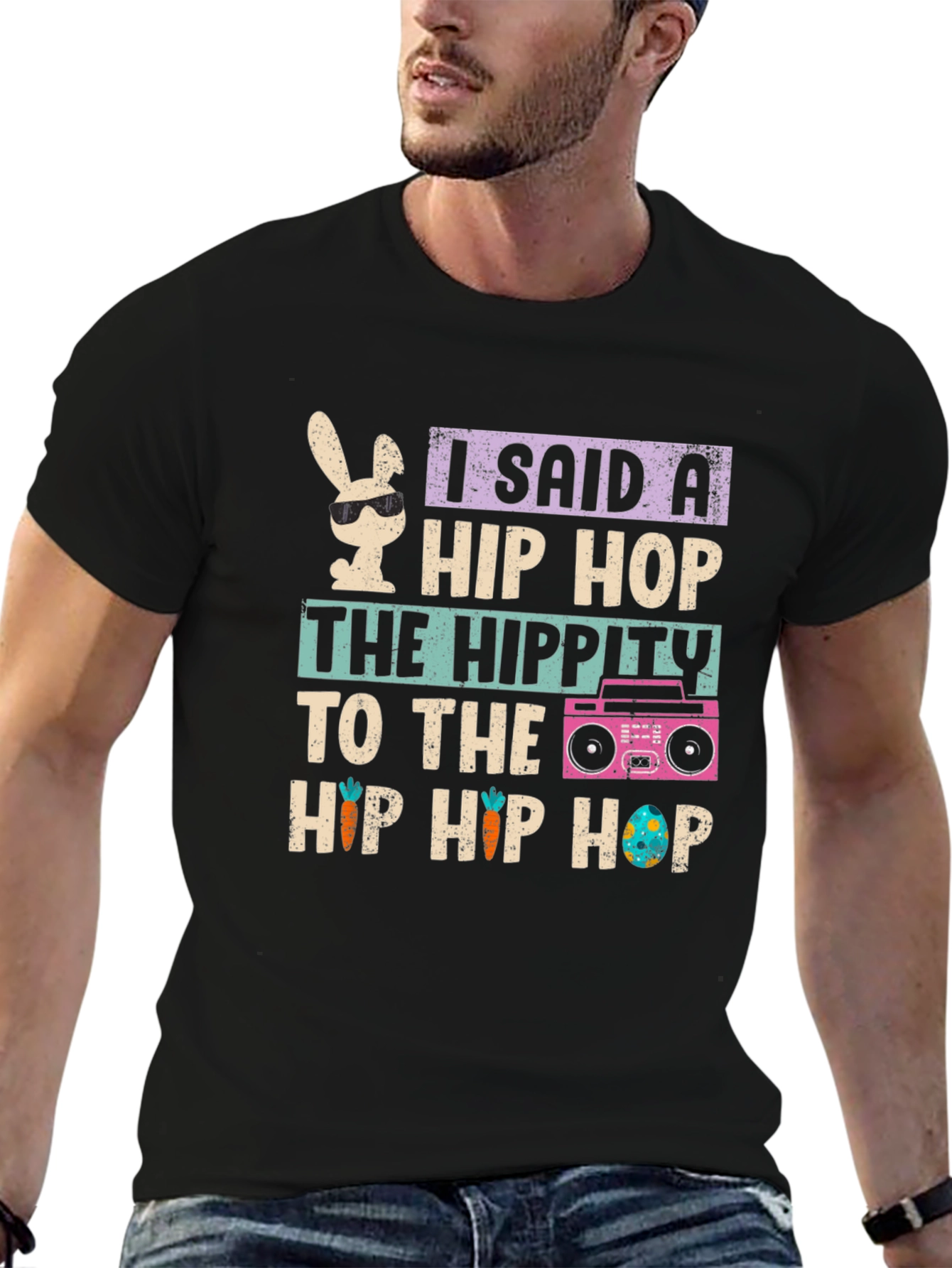 Hip Hop Easter Bunny T-Shirt