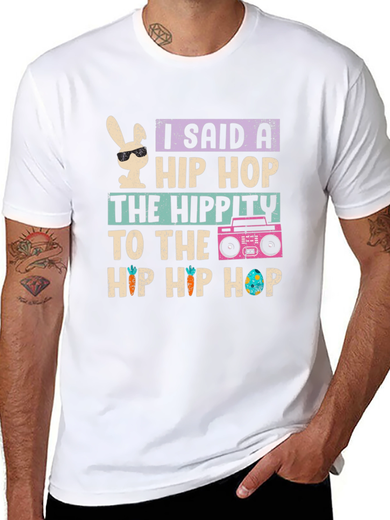 Hip Hop Easter Bunny T-Shirt