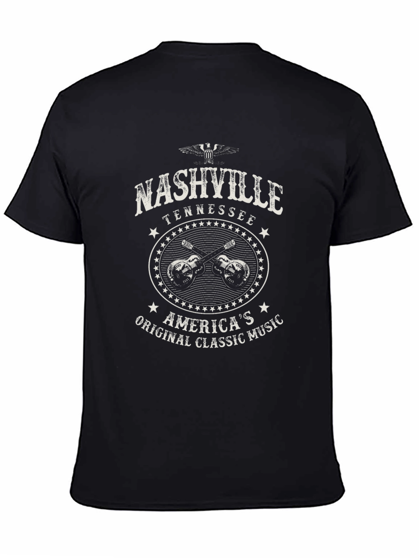 Nashville Tennessee Graphic T-Shirt - Classic Music Tee