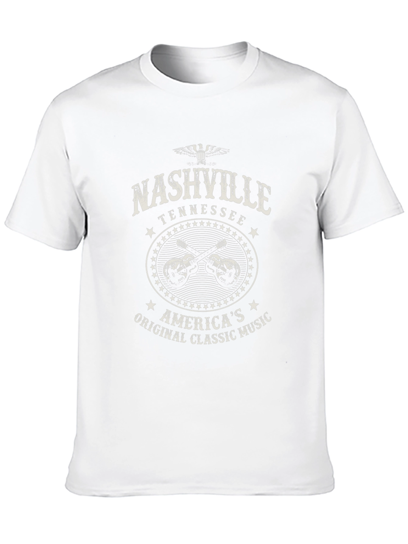 Nashville Tennessee Graphic T-Shirt - Classic Music Tee