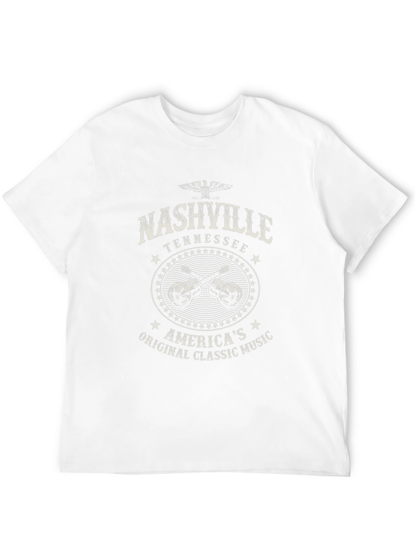 Nashville Tennessee Graphic T-Shirt - Classic Music Tee