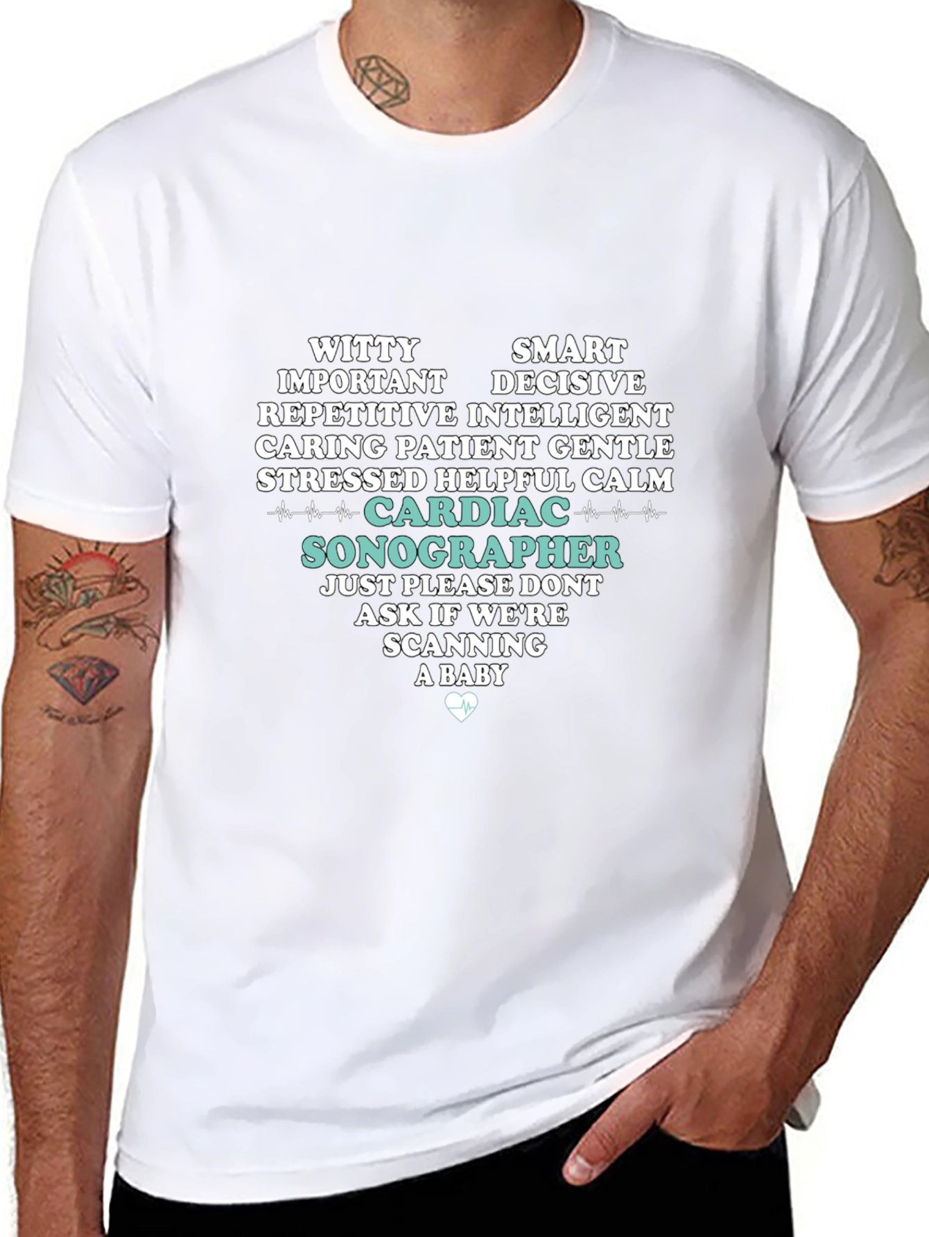 Cardiac Sonographer T-Shirt - Funny Gift