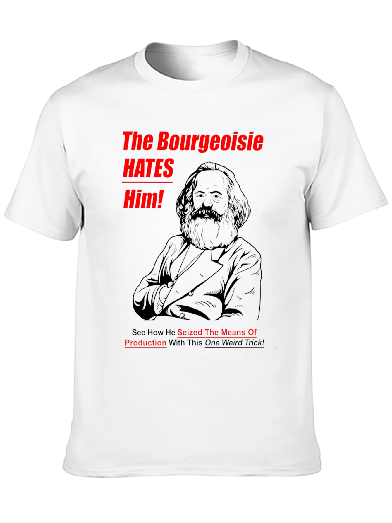 Karl Marx T-Shirt: Seize the Means of Production!