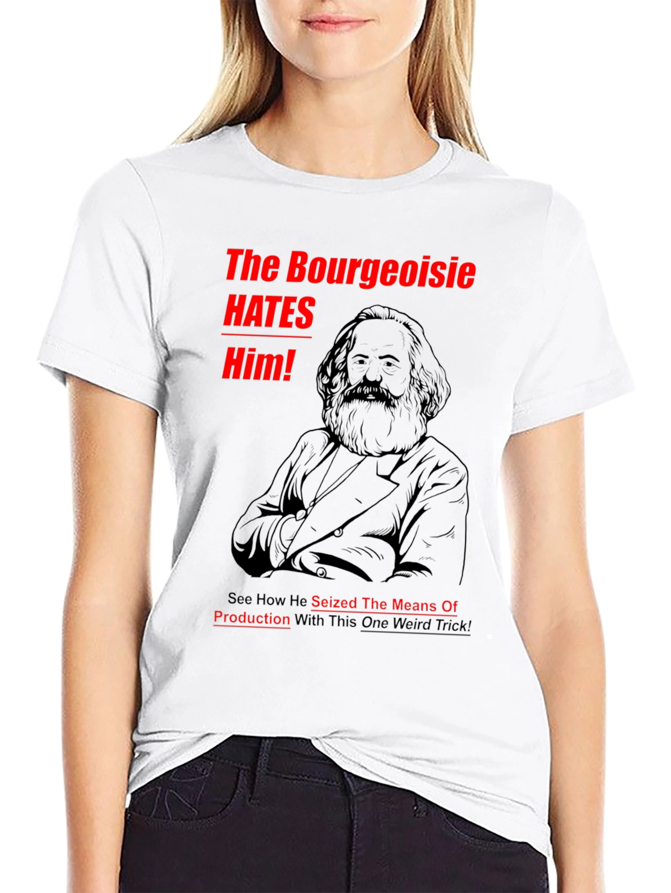 Karl Marx T-Shirt: Seize the Means of Production!