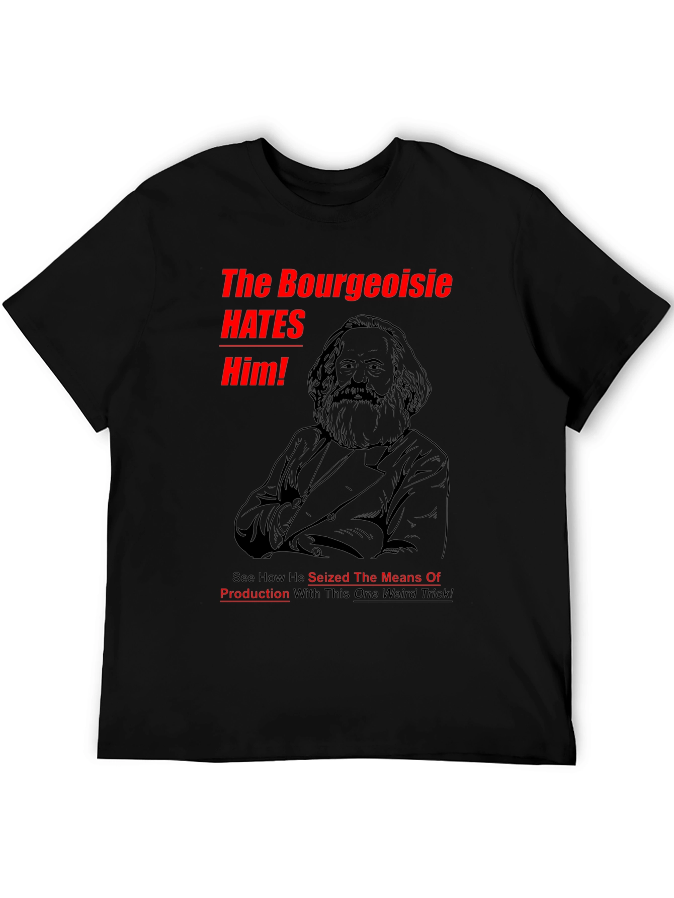 Karl Marx T-Shirt: Seize the Means of Production!