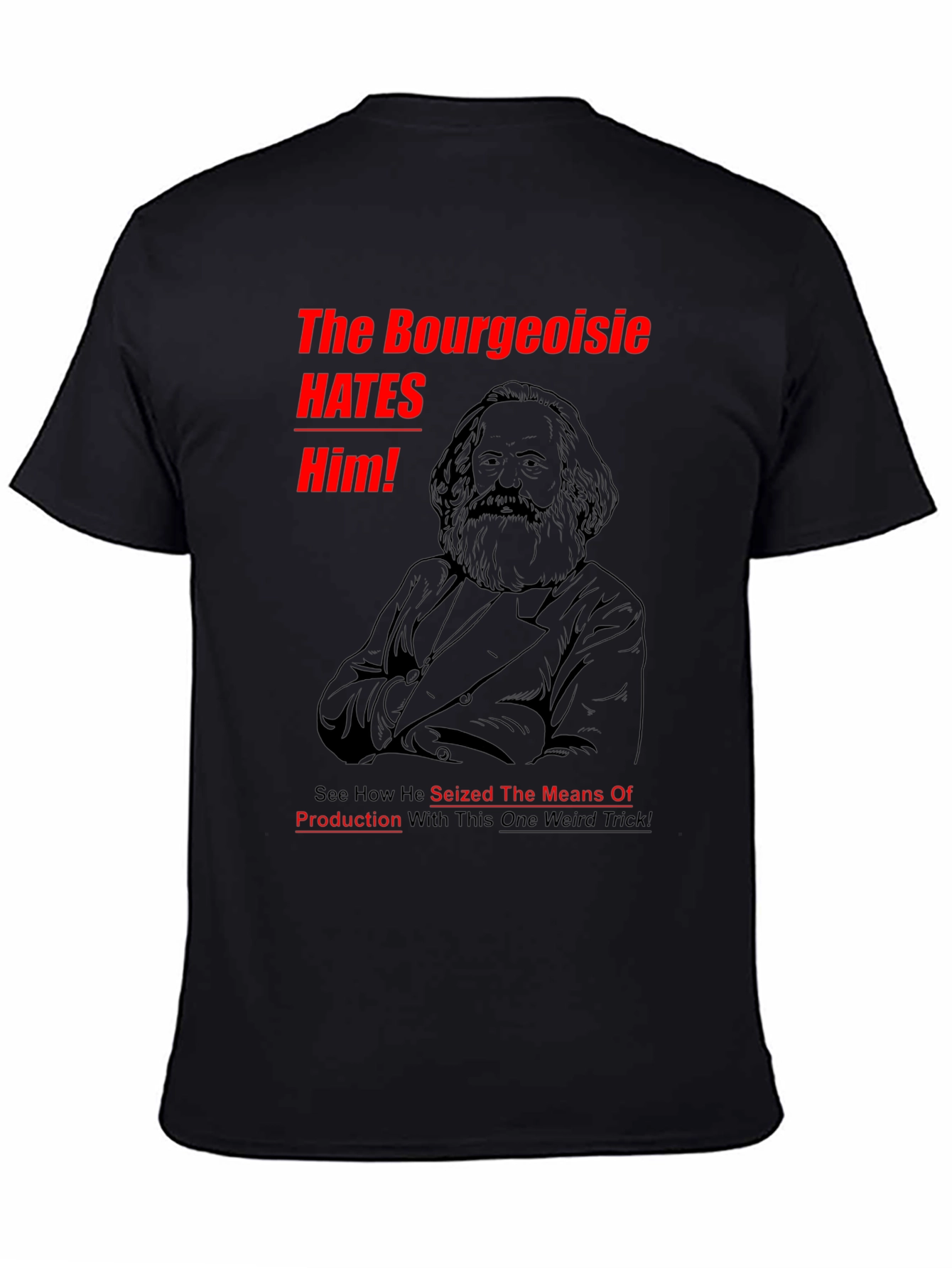 Karl Marx T-Shirt: Seize the Means of Production!