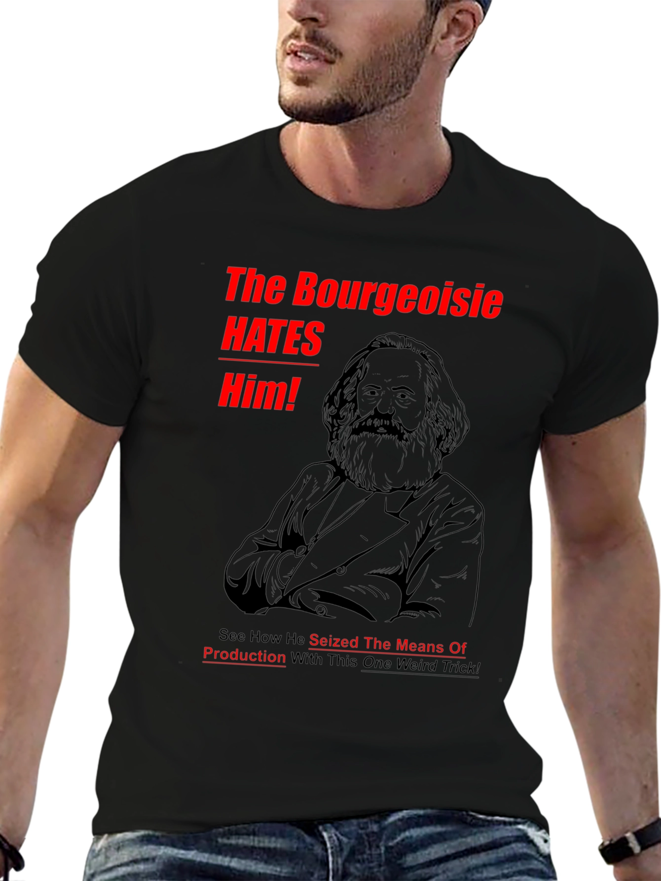 Karl Marx T-Shirt: Seize the Means of Production!