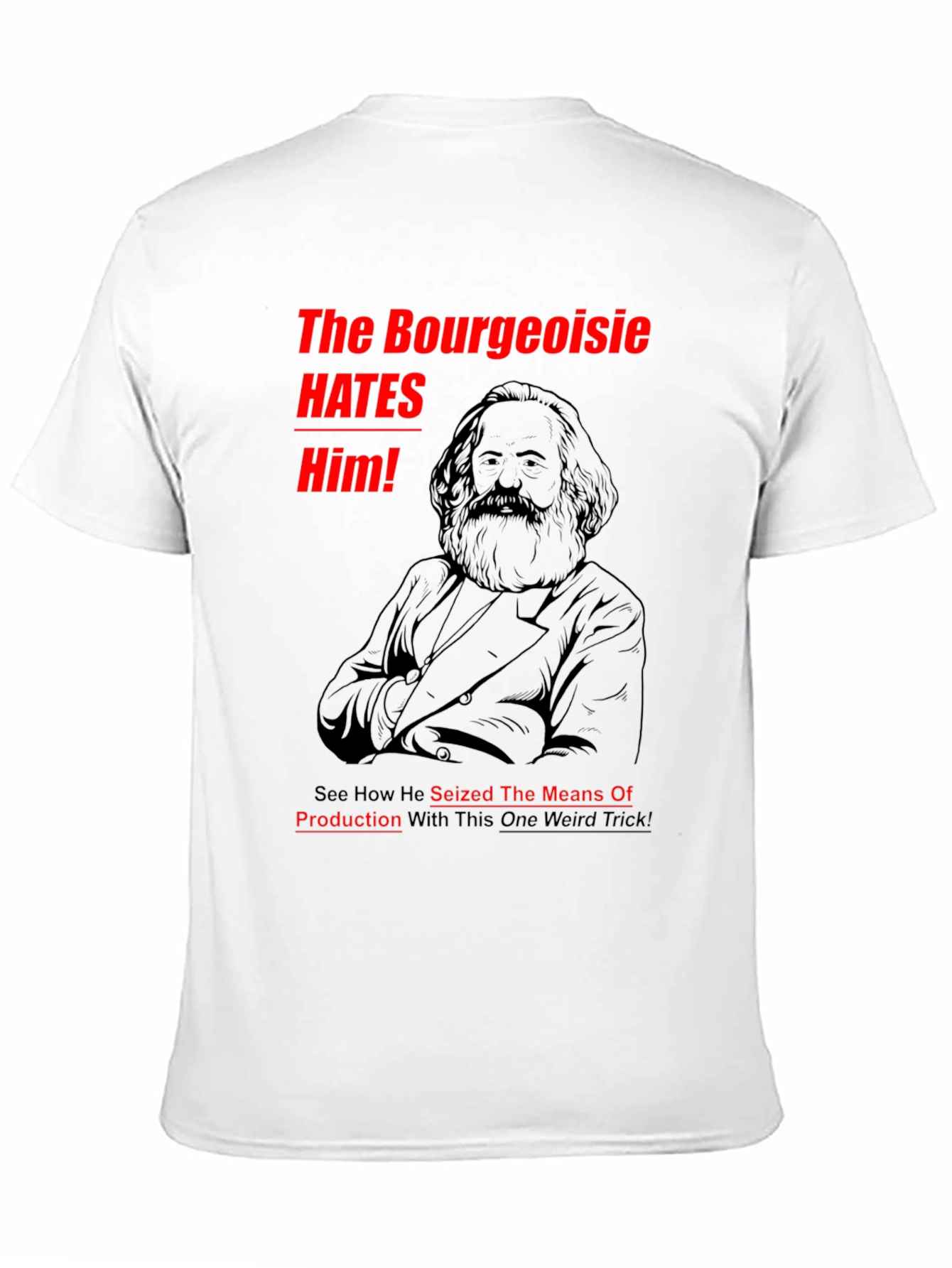 Karl Marx T-Shirt: Seize the Means of Production!
