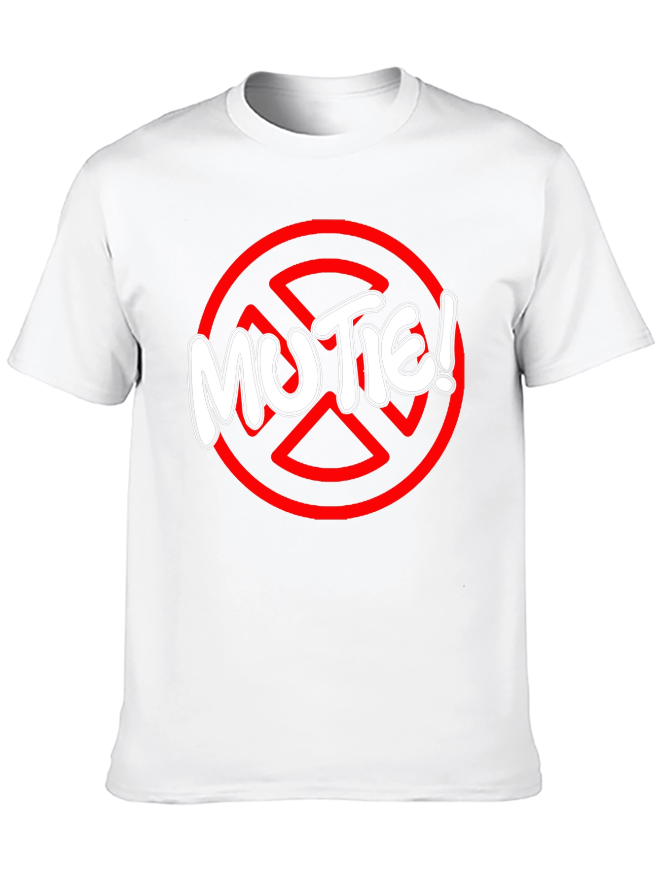 MUTE! Black Graphic Tee