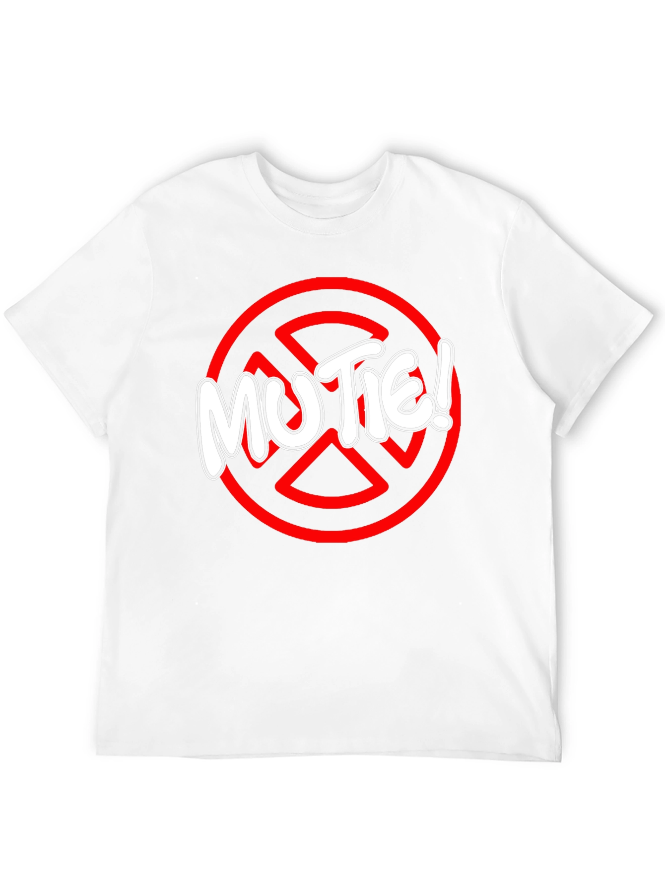 MUTE! Black Graphic Tee