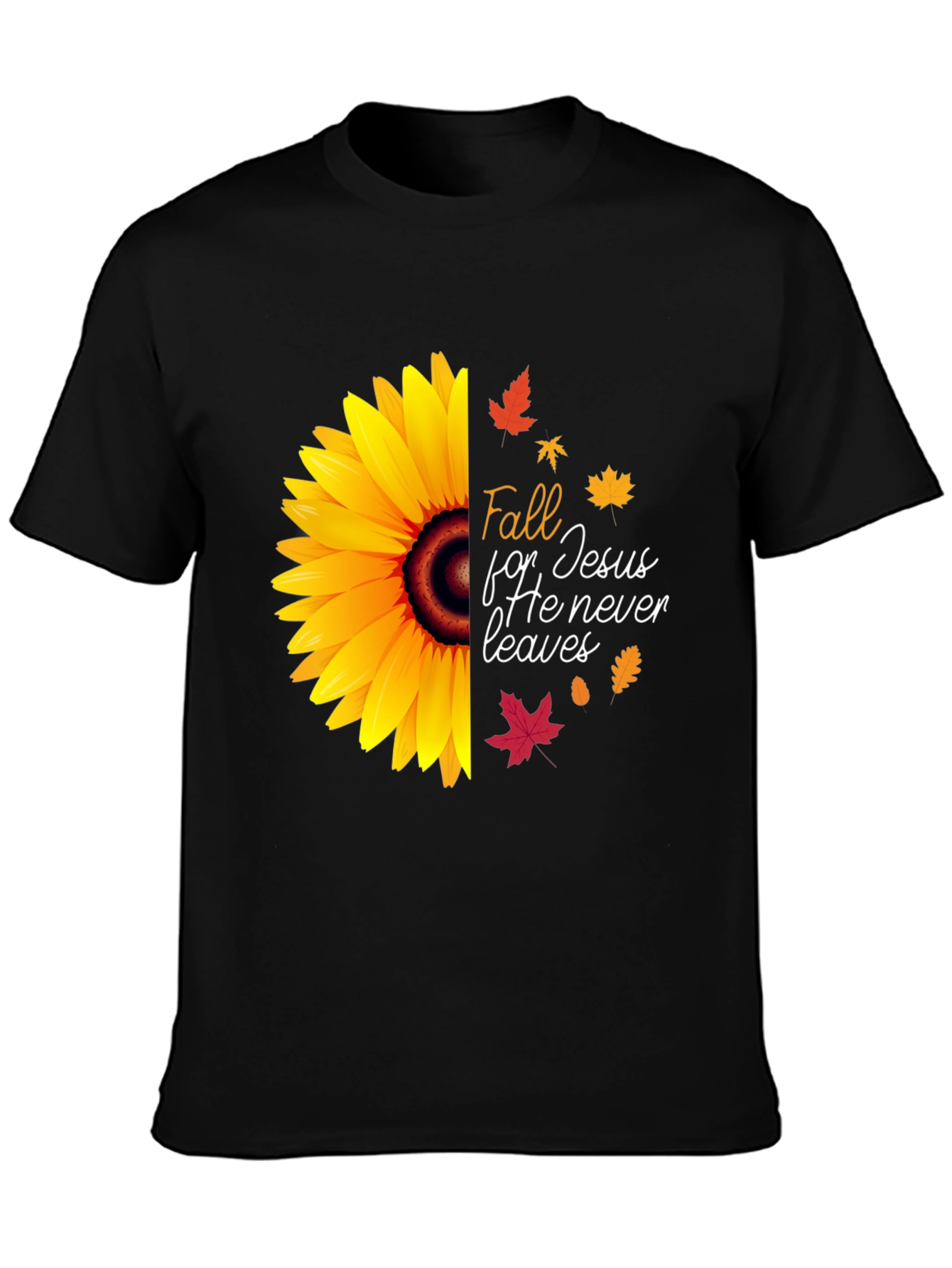 Fall for Jesus Sunflower Graphic Tee
