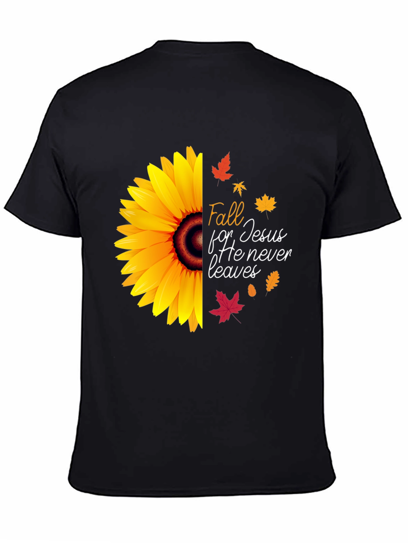 Fall for Jesus Sunflower Graphic Tee