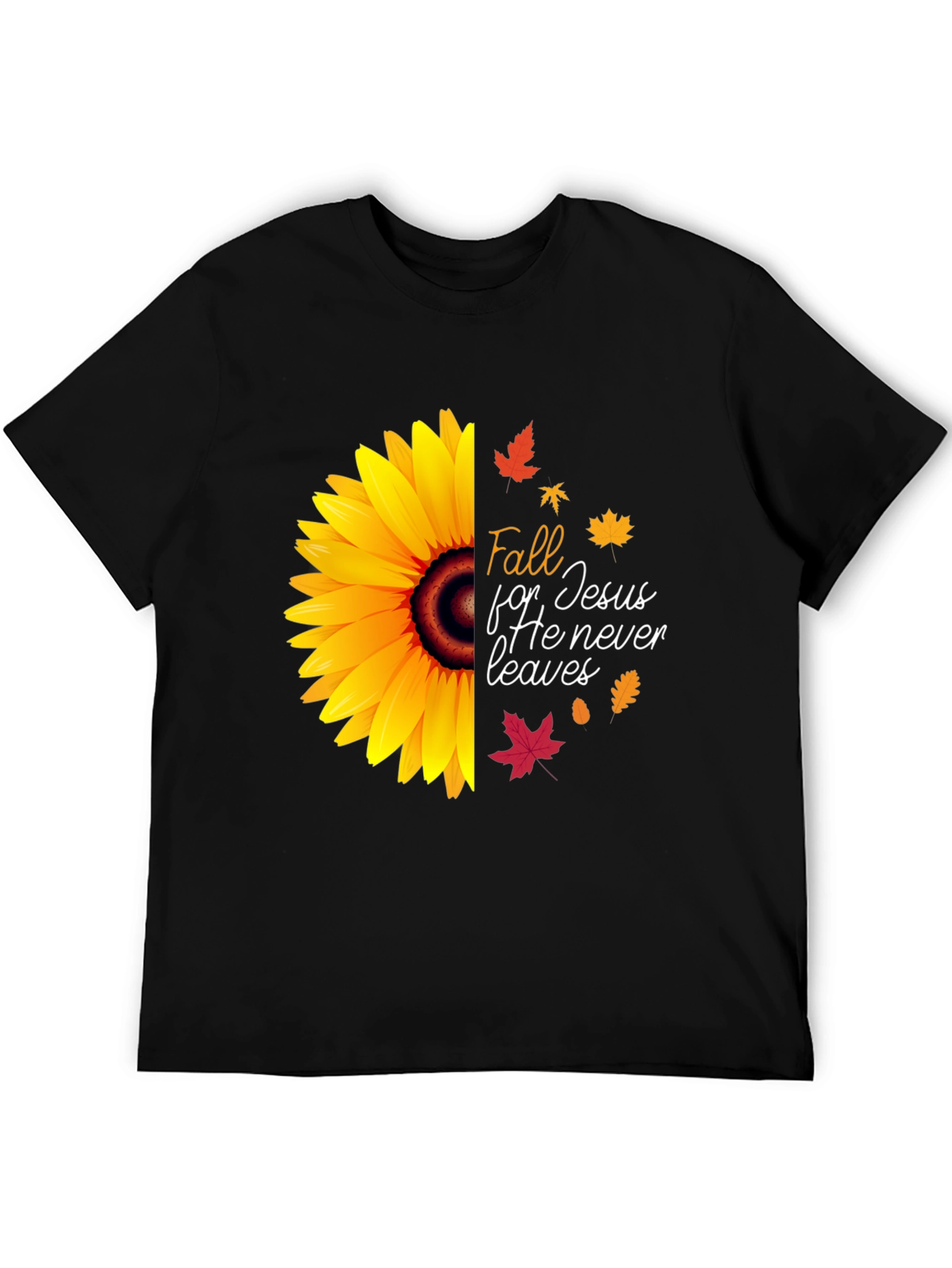 Fall for Jesus Sunflower Graphic Tee