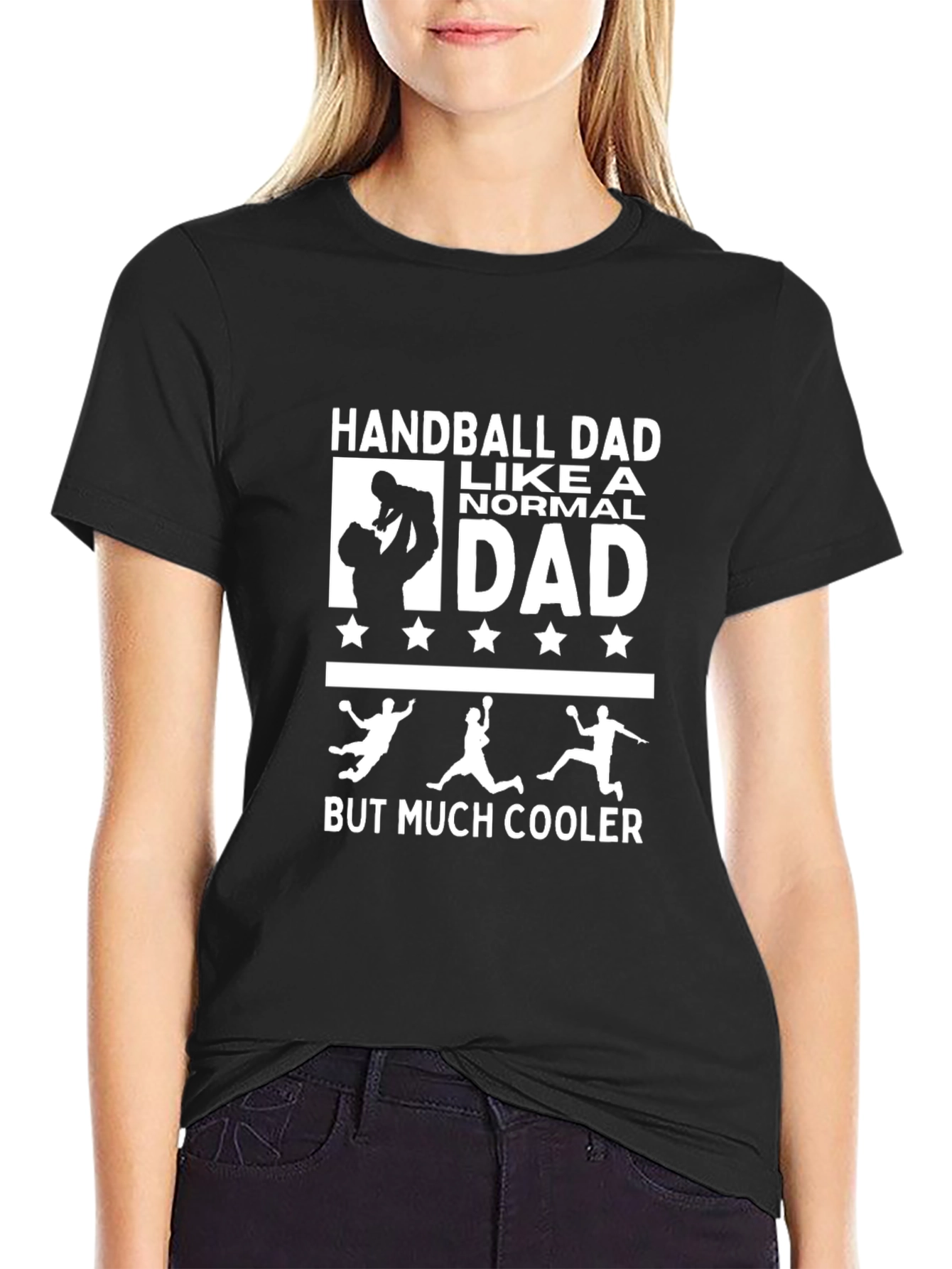 Handball Dad T-Shirt - Cool Fathers Day Gift