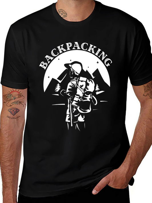 Backpacking Graphic T-Shirt - Outdoor Adventure Tee