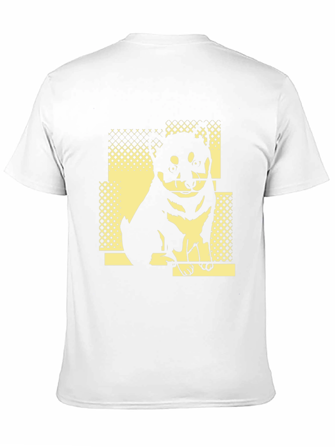 Dog Graphic Print Tee - Stylish Black T-Shirt