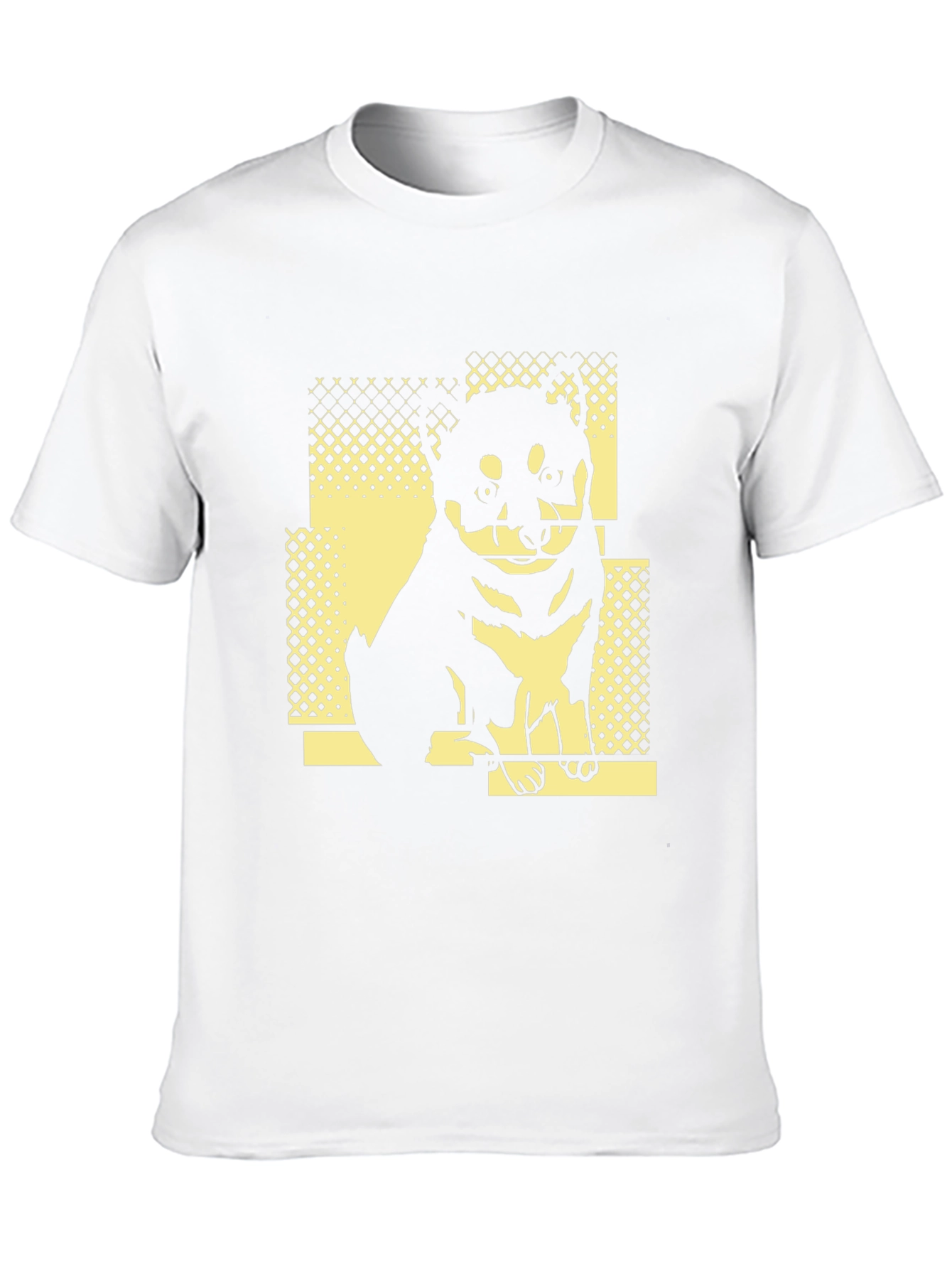 Dog Graphic Print Tee - Stylish Black T-Shirt