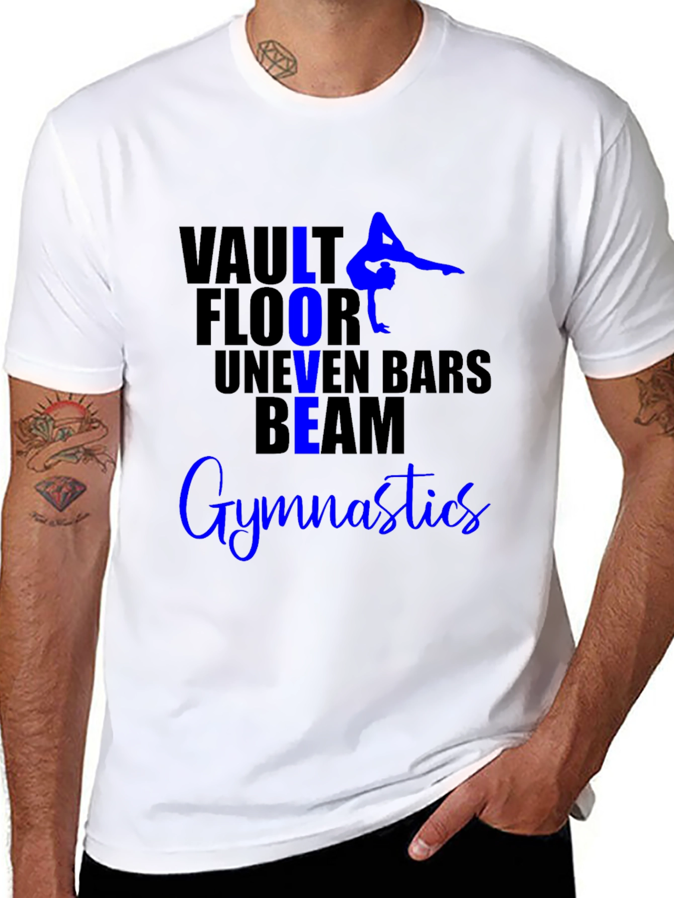 Gymnastics Lover T-Shirt Vault Floor Beam Tee