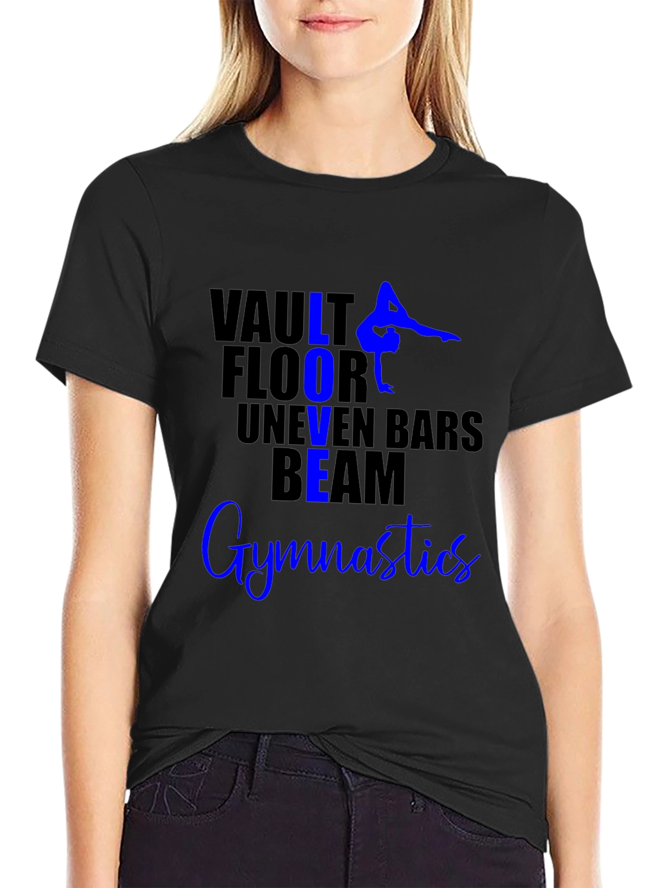 Gymnastics Lover T-Shirt Vault Floor Beam Tee