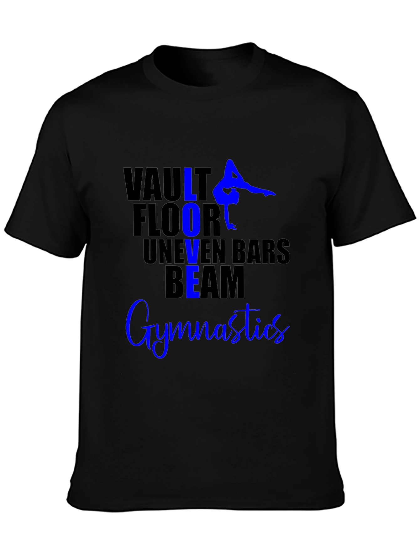 Gymnastics Lover T-Shirt Vault Floor Beam Tee