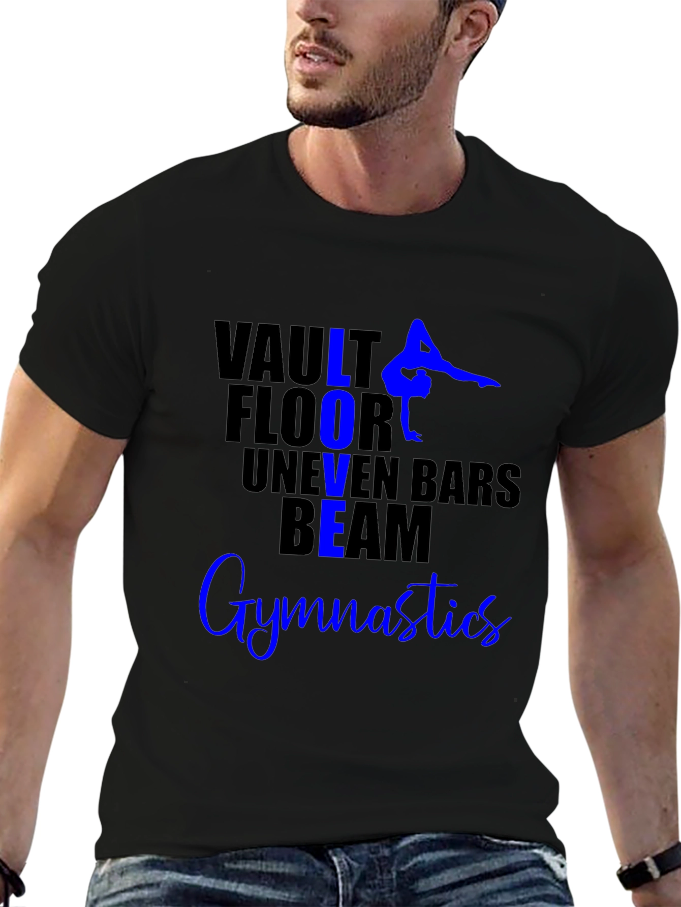 Gymnastics Lover T-Shirt Vault Floor Beam Tee