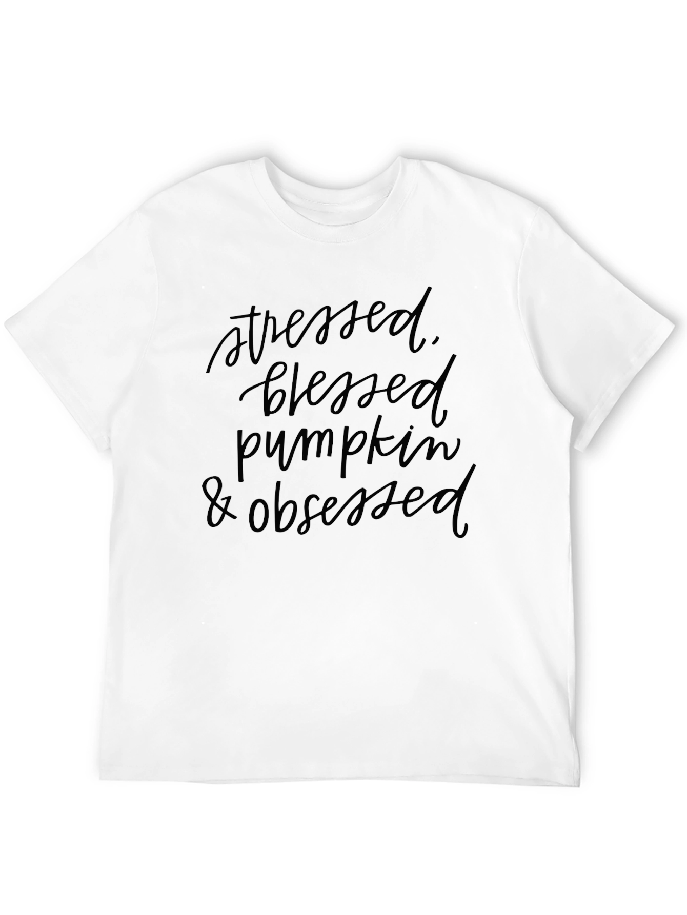 Stressed Blessed Pumpkin Obsessed T-Shirt