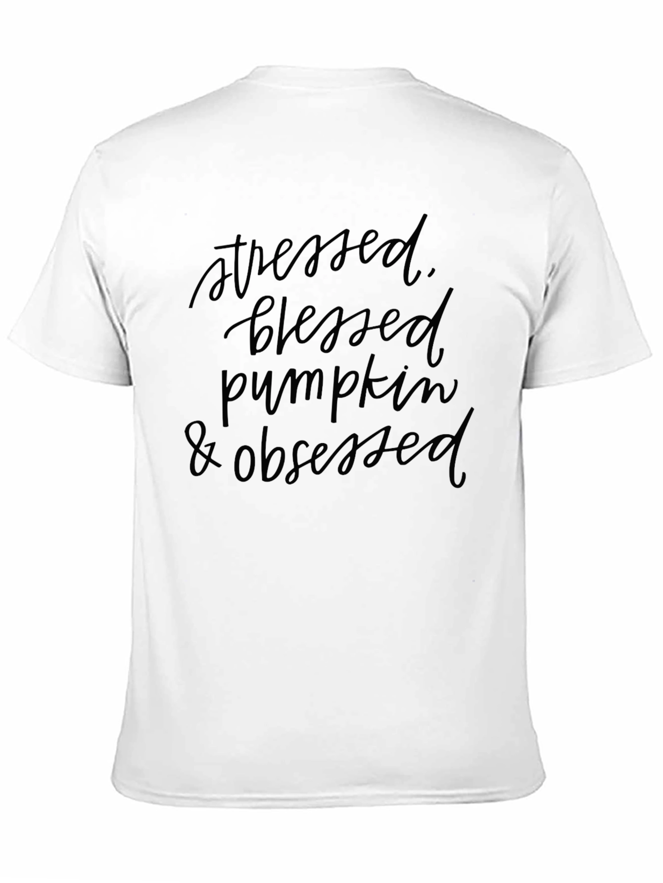 Stressed Blessed Pumpkin Obsessed T-Shirt