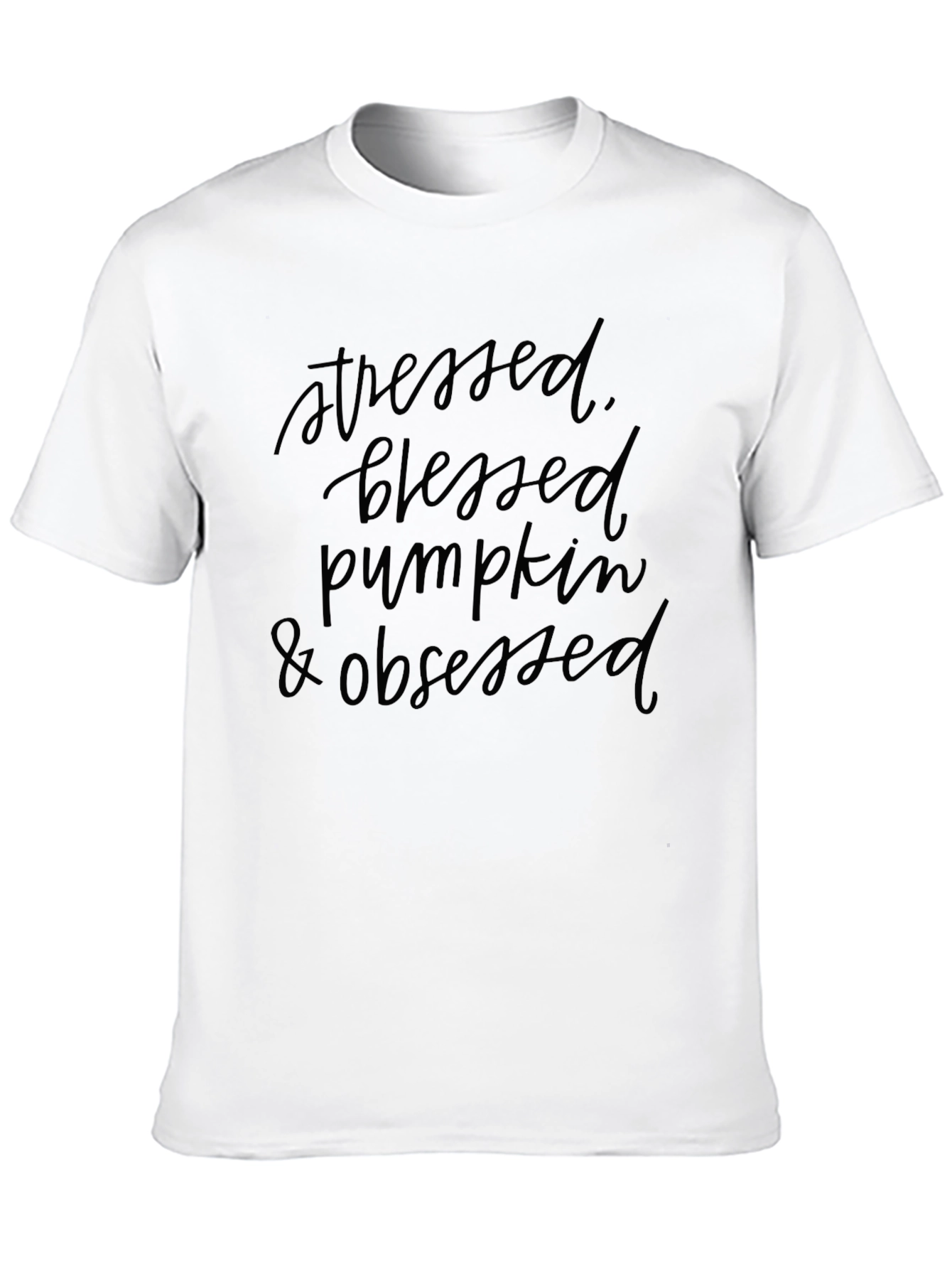 Stressed Blessed Pumpkin Obsessed T-Shirt