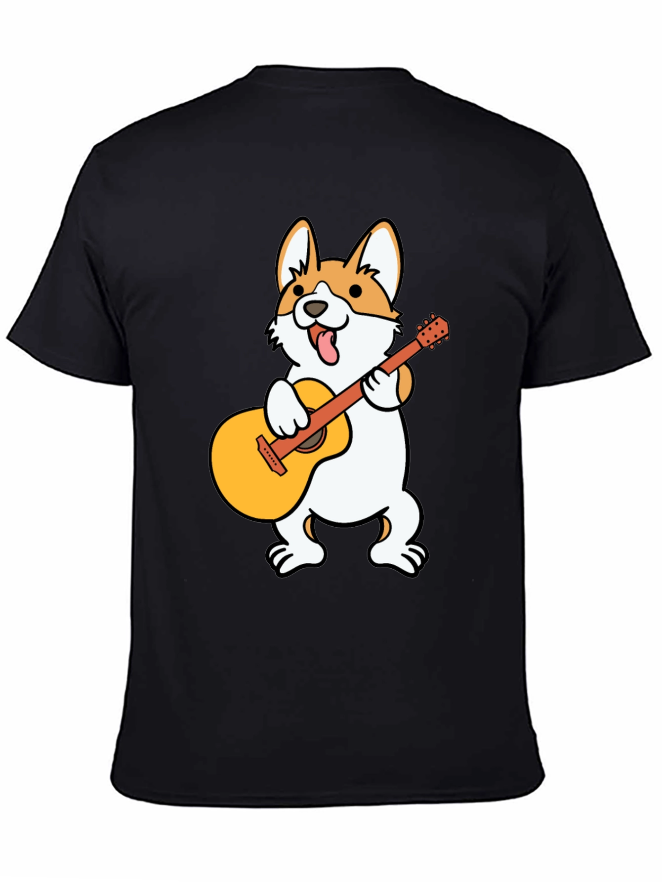 Corgi Guitar Player Graphic Tee