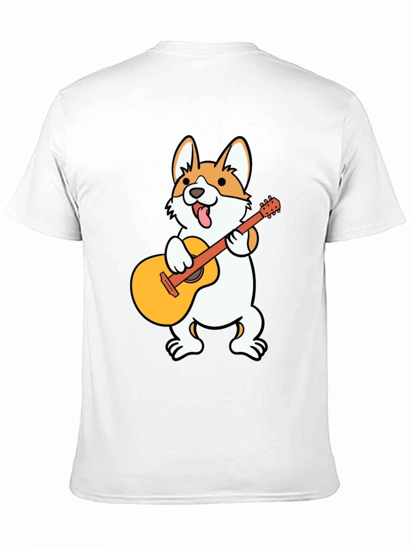 Corgi Guitar Player Graphic Tee