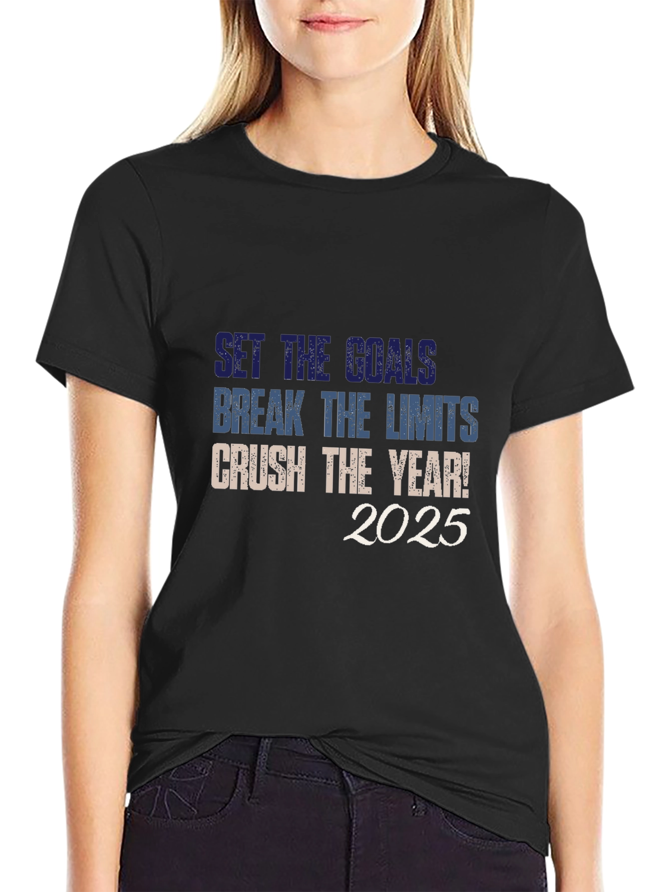 Set Goals Break Limits Crush The Year! 2025 T-Shirt