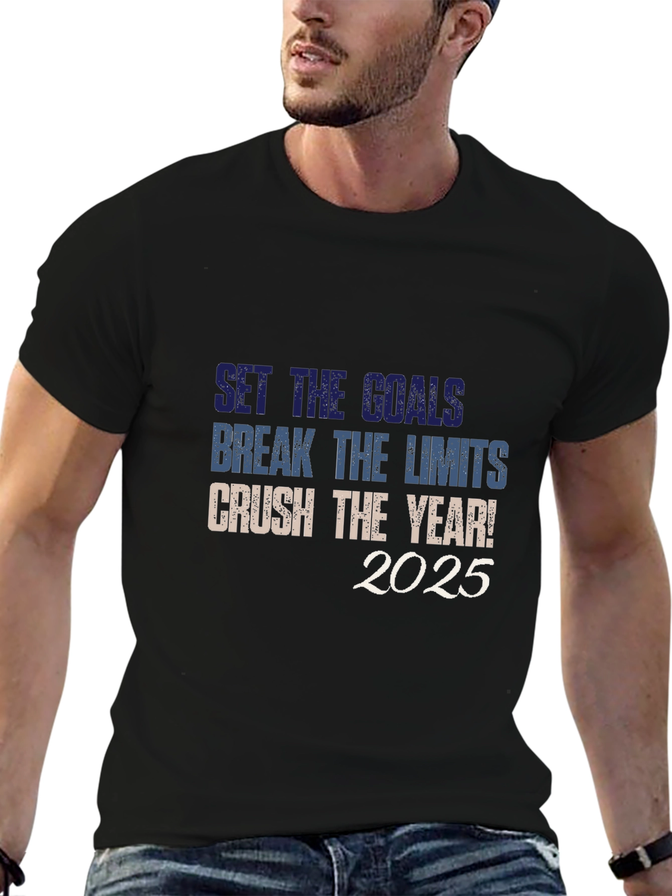 Set Goals Break Limits Crush The Year! 2025 T-Shirt