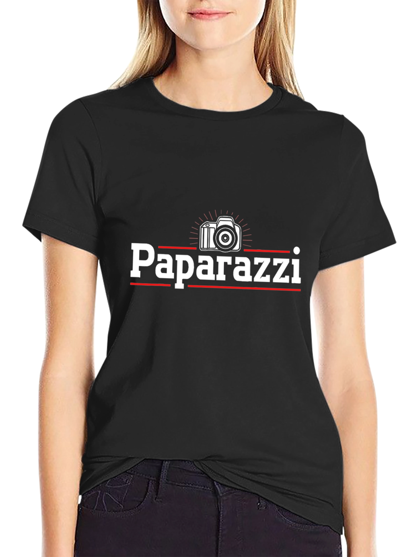 Paparazzi Graphic Tee - Black