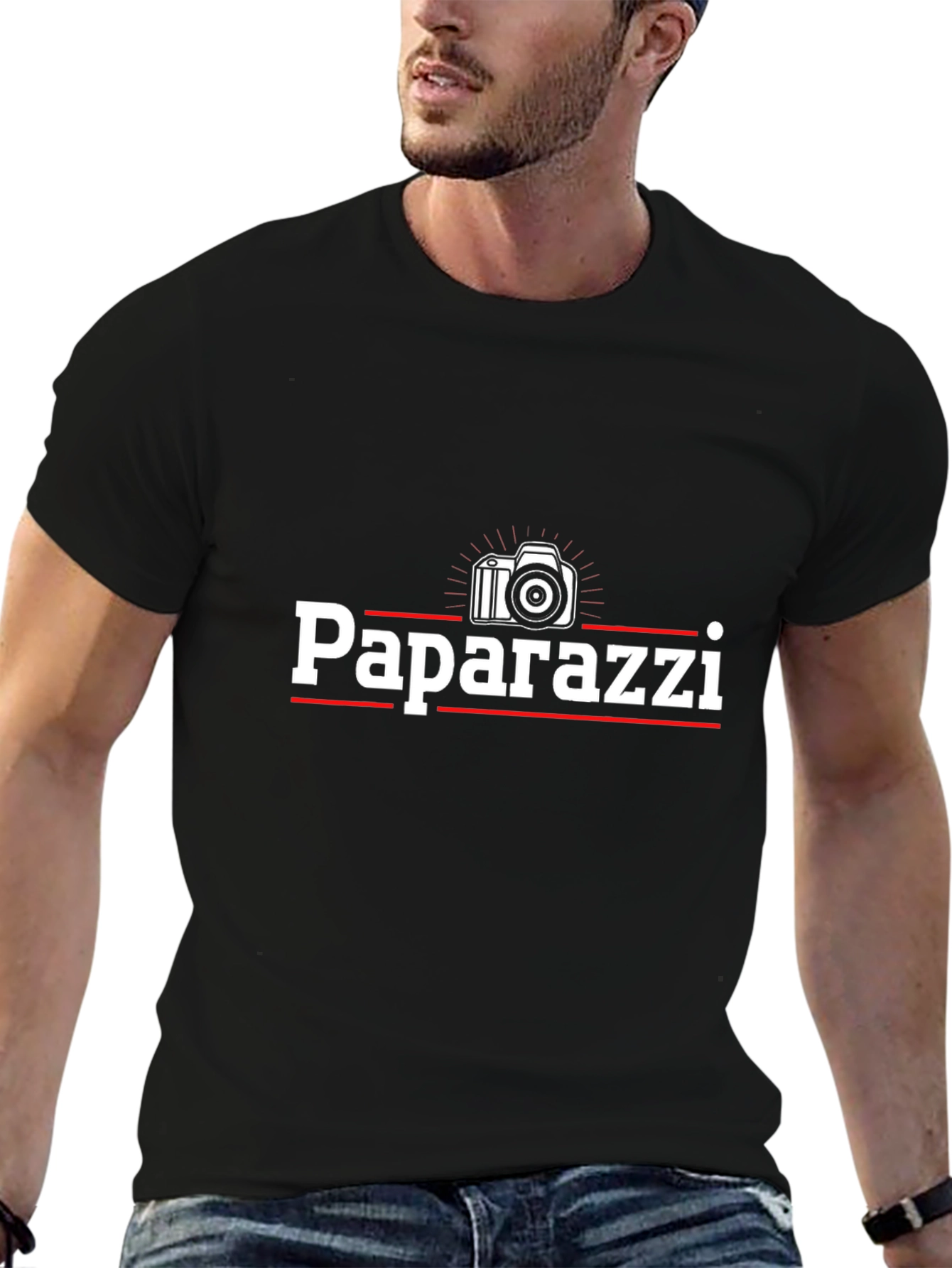 Paparazzi Graphic Tee - Black