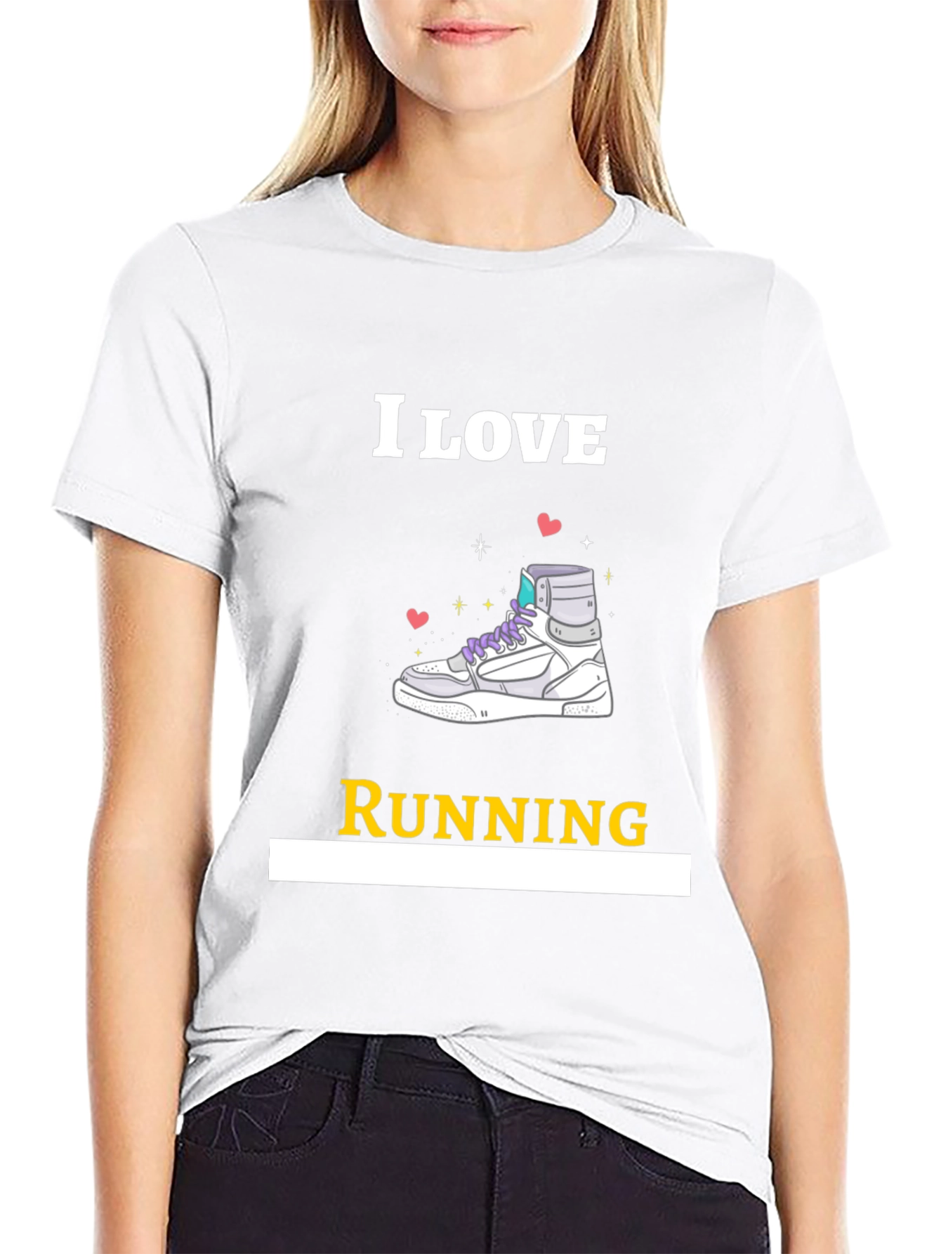 I Love Running Graphic T-Shirt