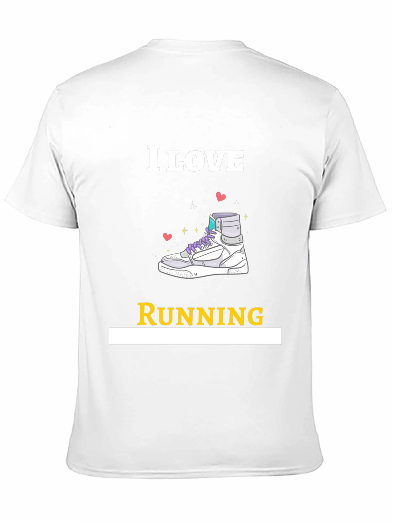 I Love Running Graphic T-Shirt