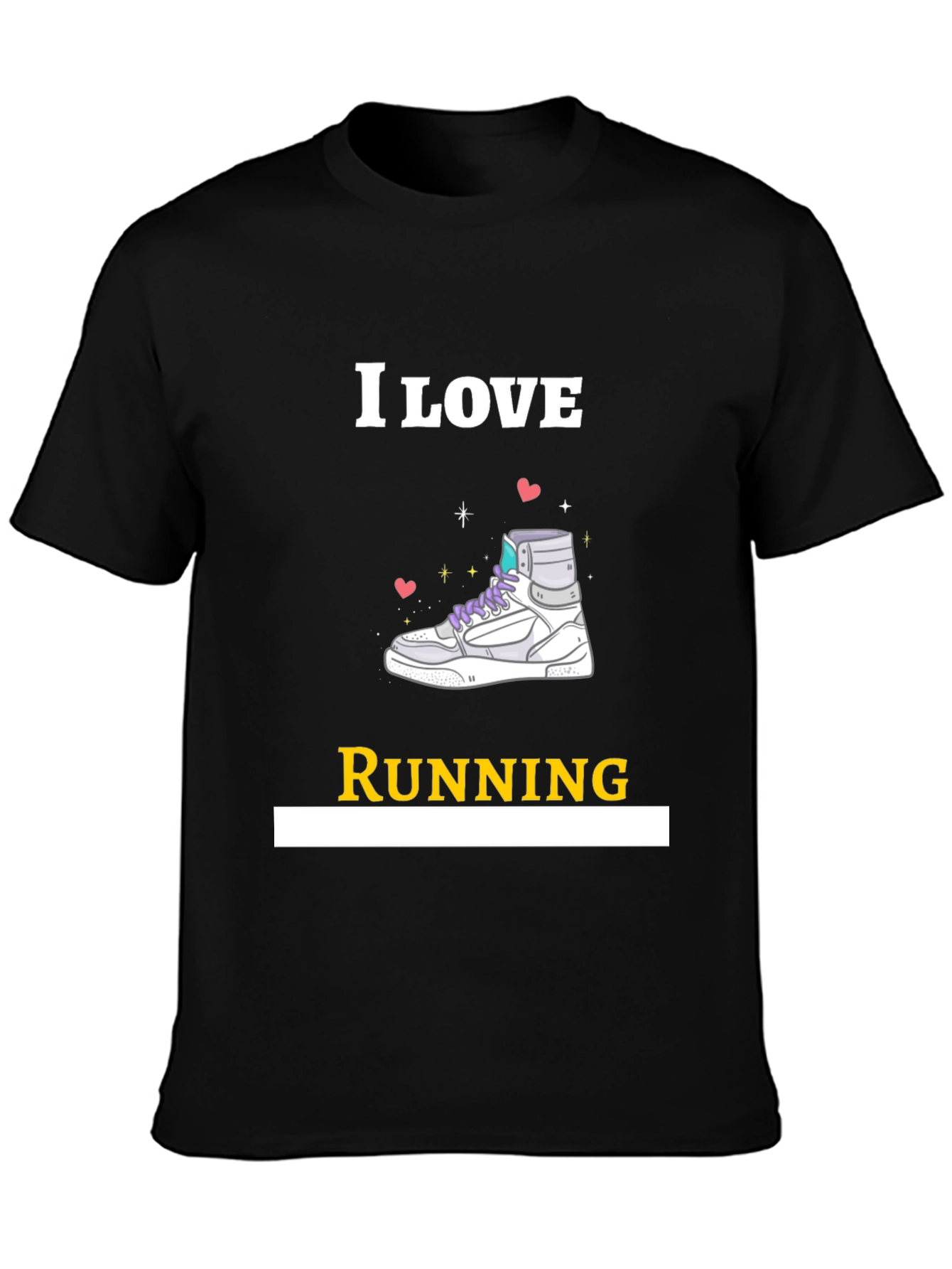 I Love Running Graphic T-Shirt