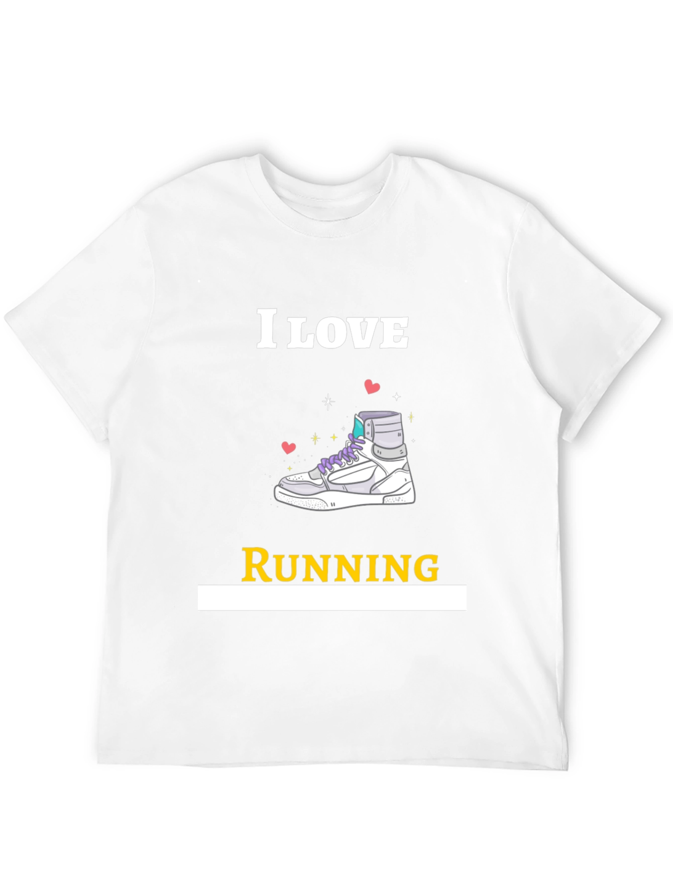 I Love Running Graphic T-Shirt