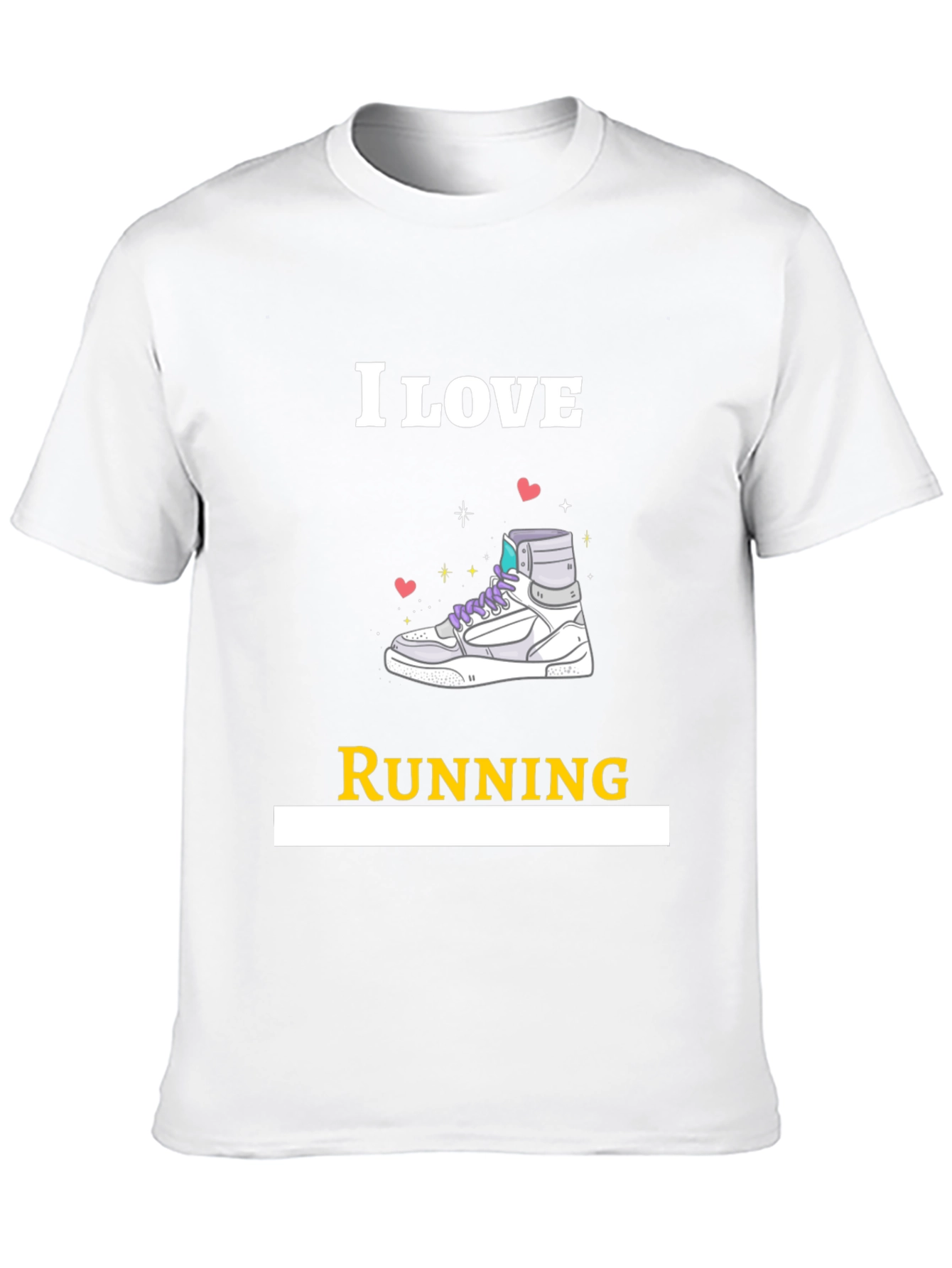I Love Running Graphic T-Shirt