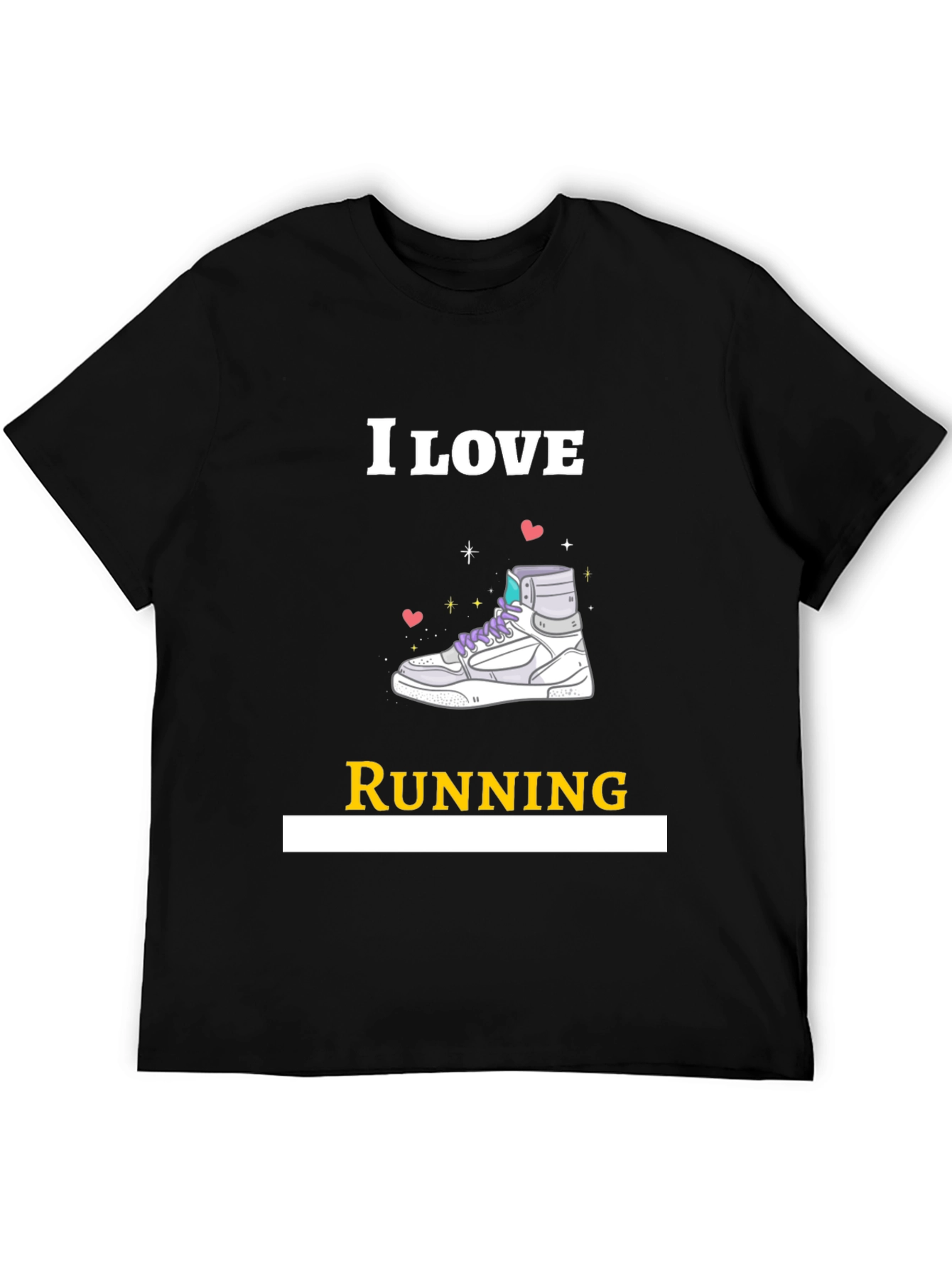 I Love Running Graphic T-Shirt
