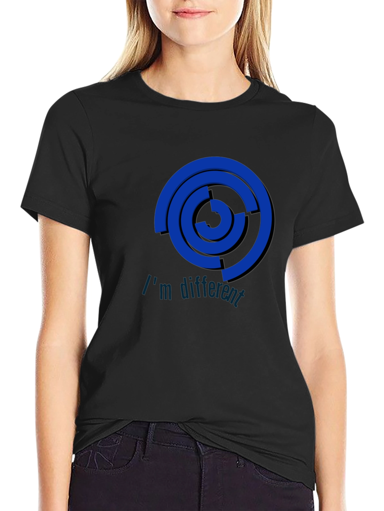 Im Different Graphic T-Shirt - Unique Design