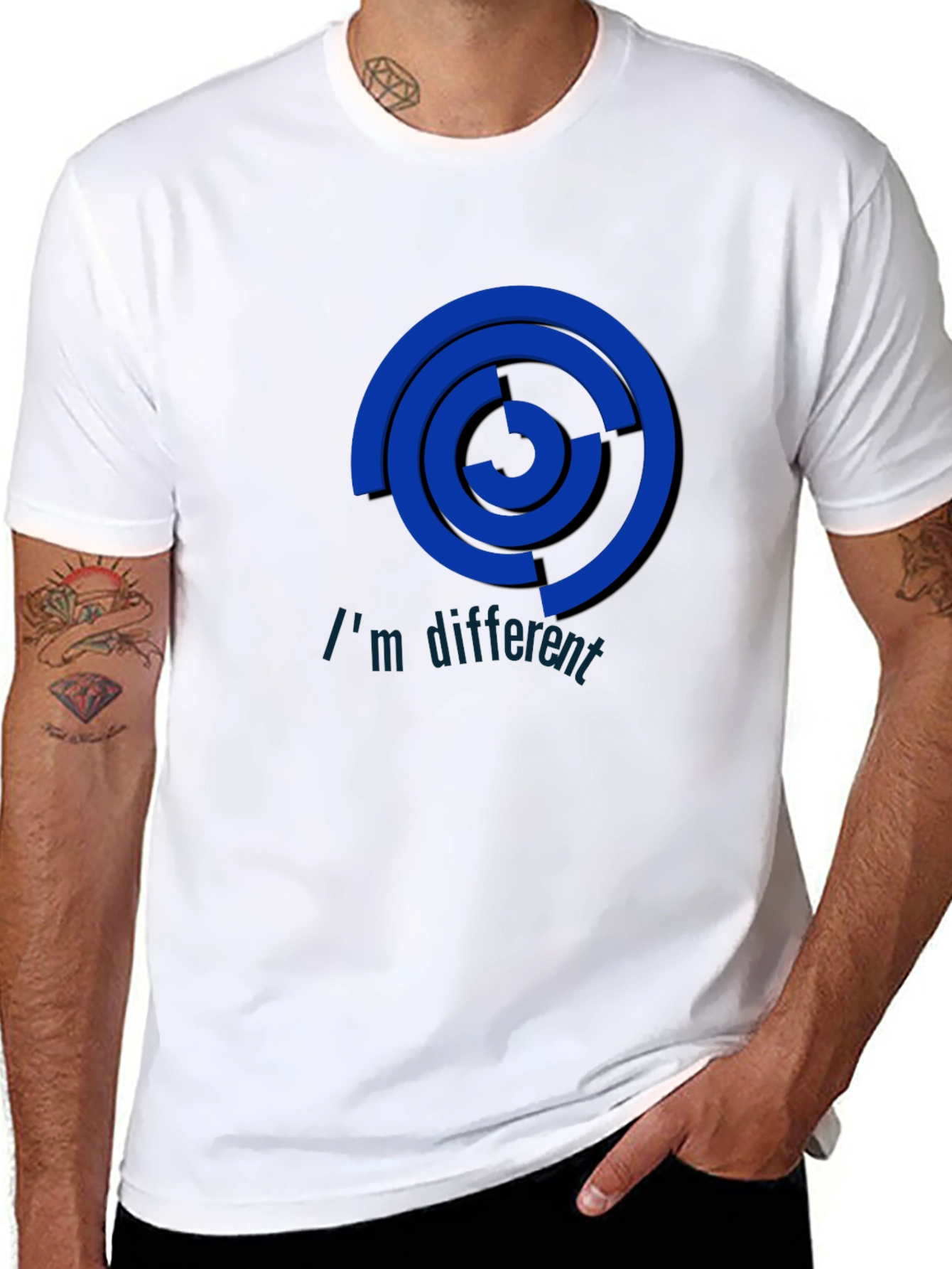 Im Different Graphic T-Shirt - Unique Design